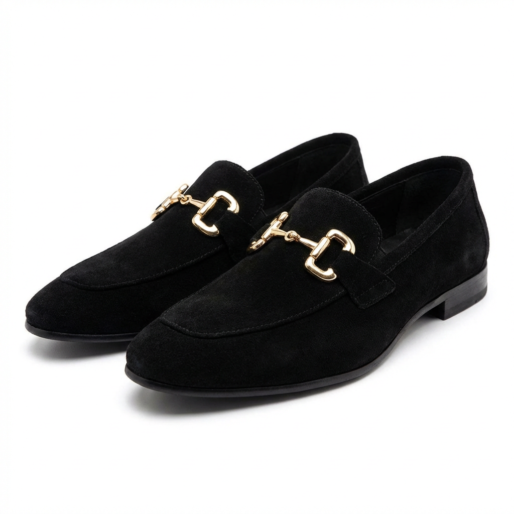 Men's Smart Slip-On Loafers Microfiber Leather Shoes