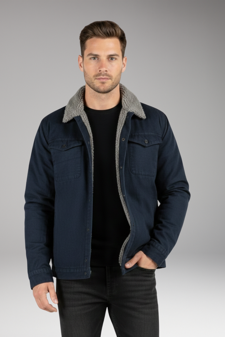 Men's Sherpa Lined Woven Jacket