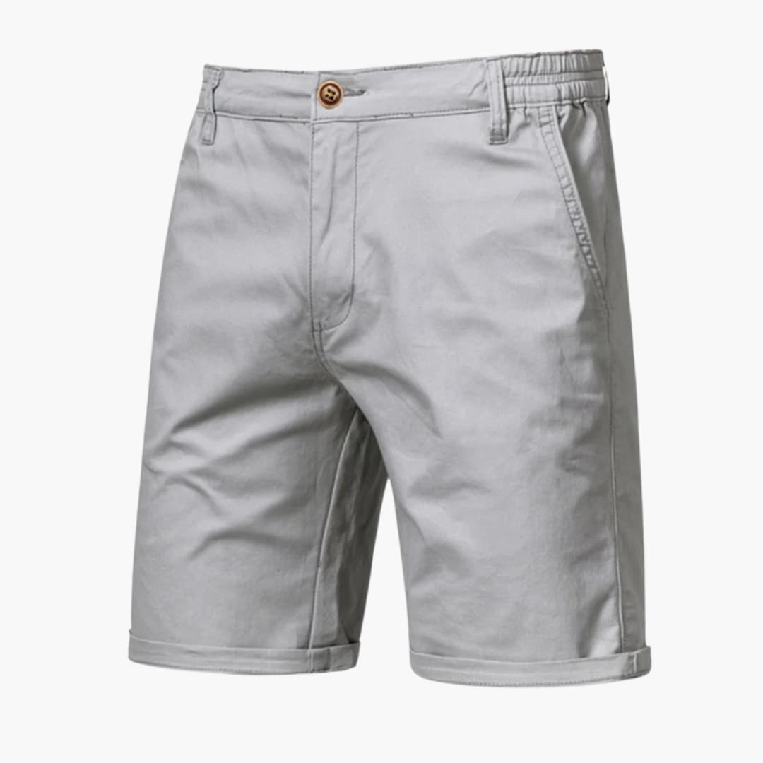 Men's Knee Length Shorts Zip Fly Belt Loops