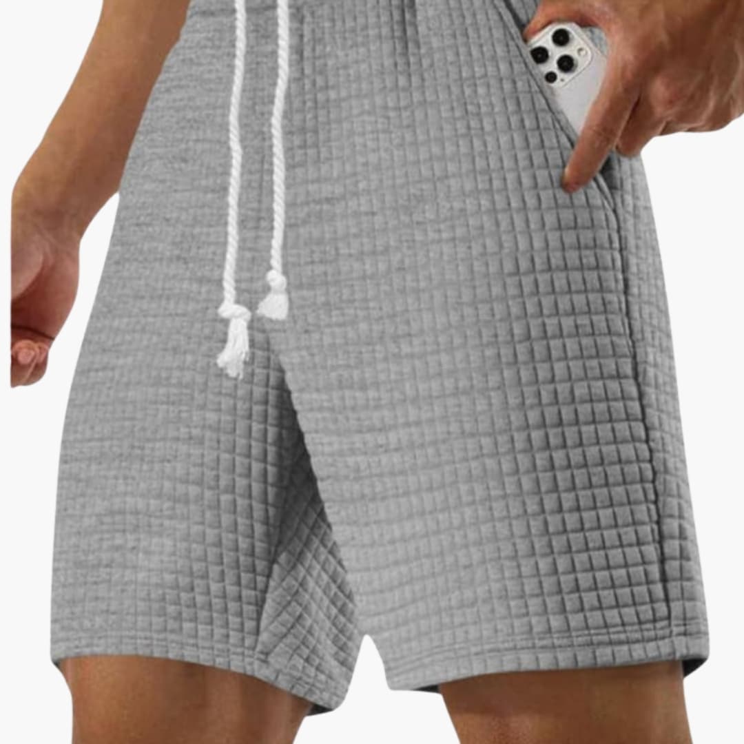 Men's Athletic Shorts Elastic Waist Side Pockets