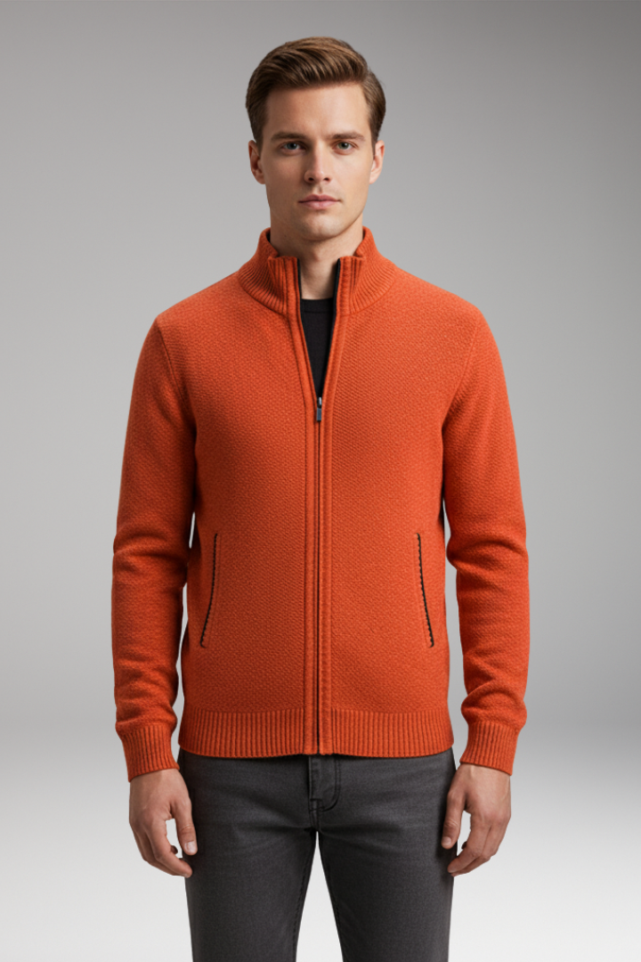 Men's Zip Jacket Interior Patterned