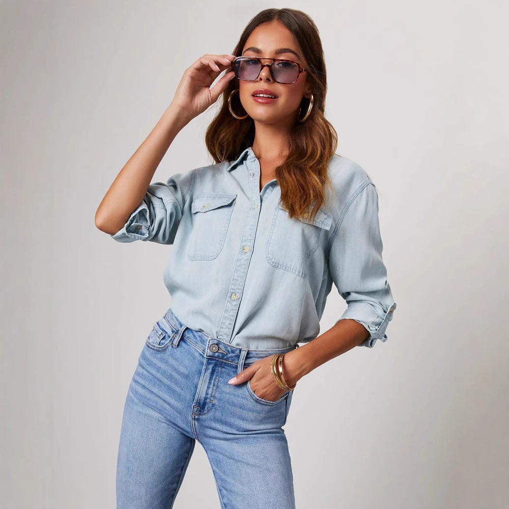 Vintage Oversized Denim Shirt