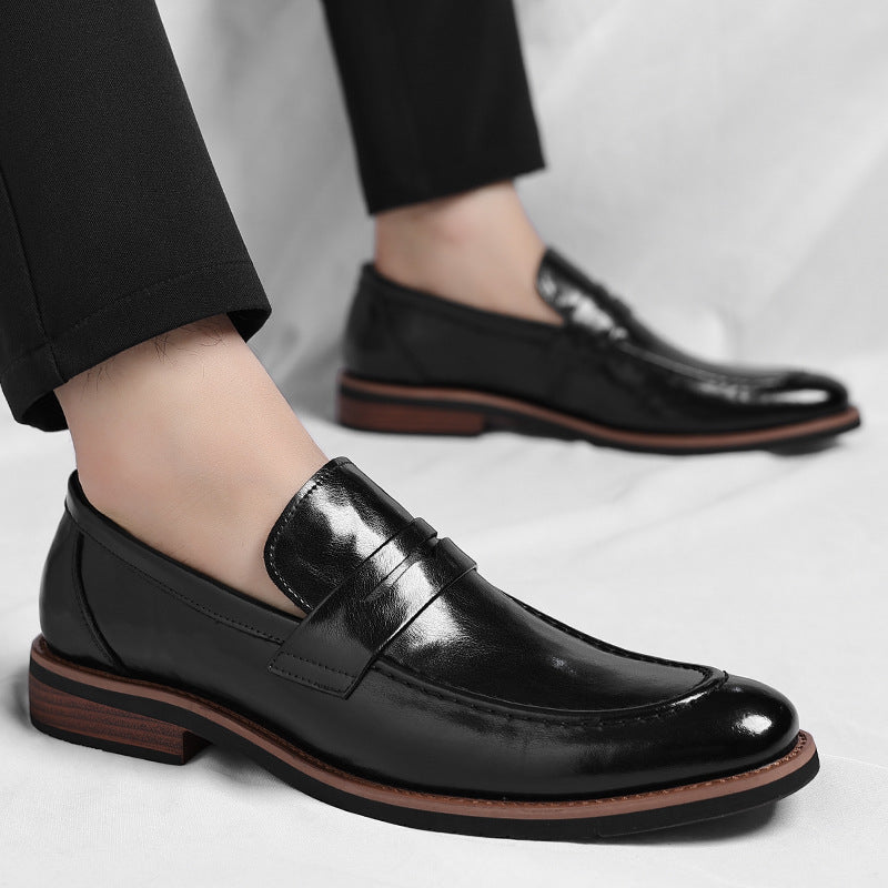 Authentic Luxe Leather Slip On Shoes