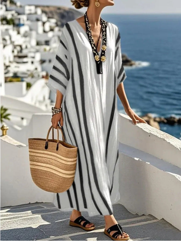 Elegant Maxi Beach Dress for Summer