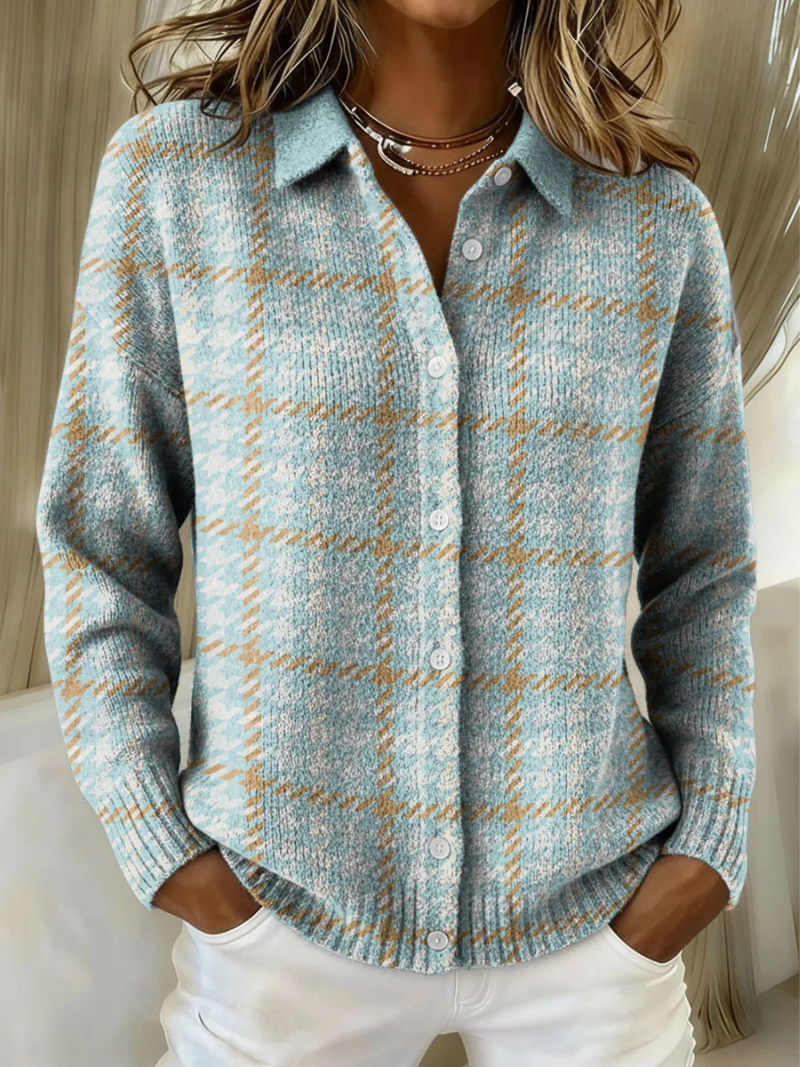 Classic Navy Plaid Shirt - VibreMode