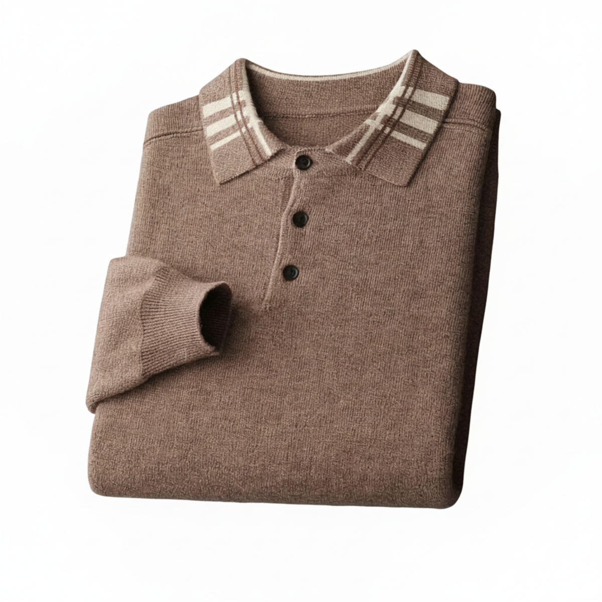 Men's Polo Collar Sweater