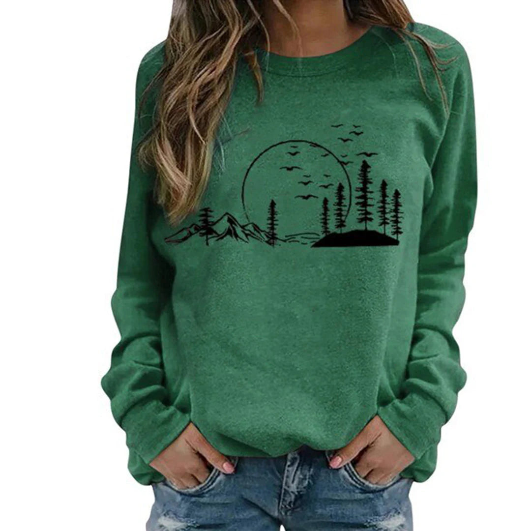 Women's Round Neck Sweater Comfortable