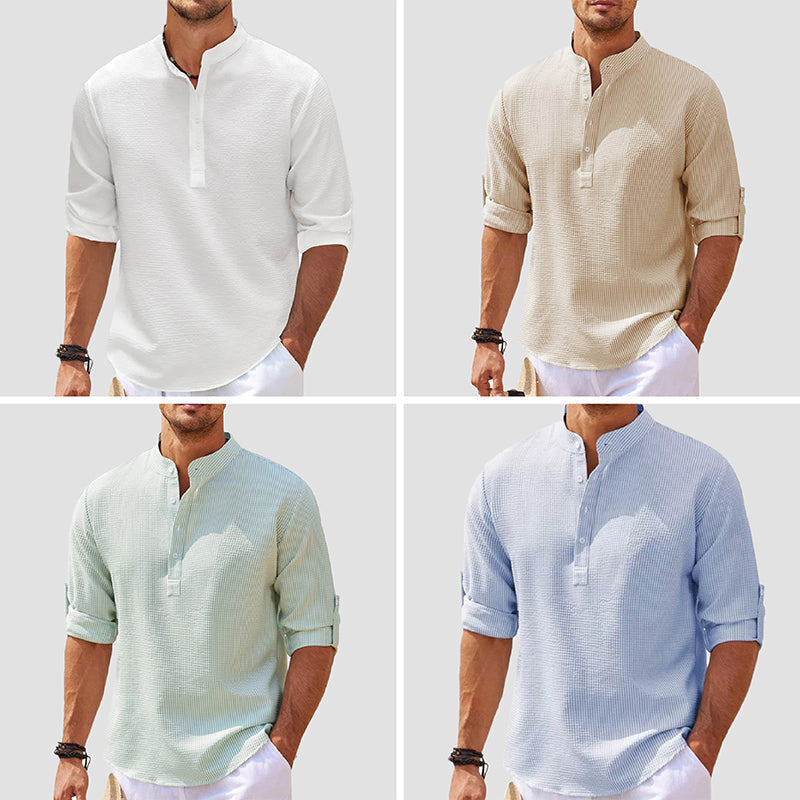 Raffaele Marini Sun Haven Henley Shirt Caliboot