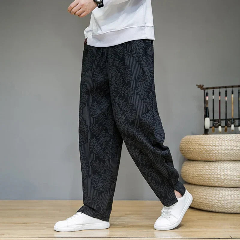 Men's Floral Sweatpants