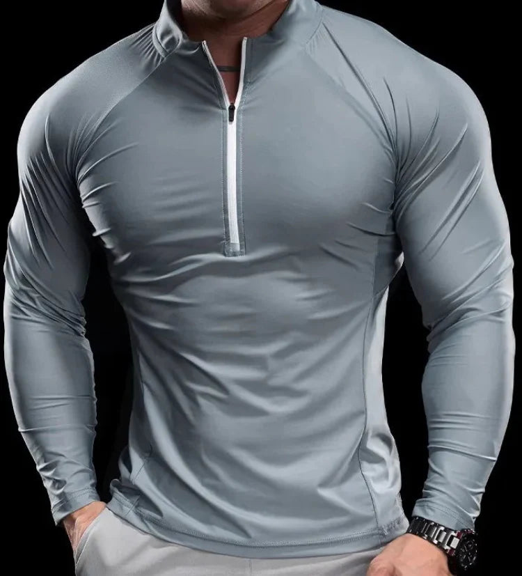 Men's Compression Half Zip Shirt