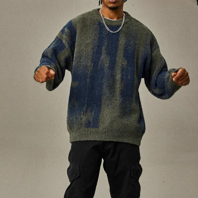 Warm Crew Neck Pullover Sweater