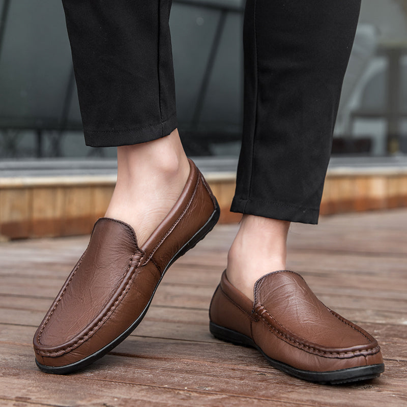 Luxury Leather Slip On Shoes