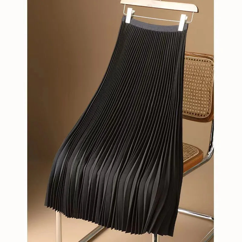 Women's Pleated A-Line Skirt