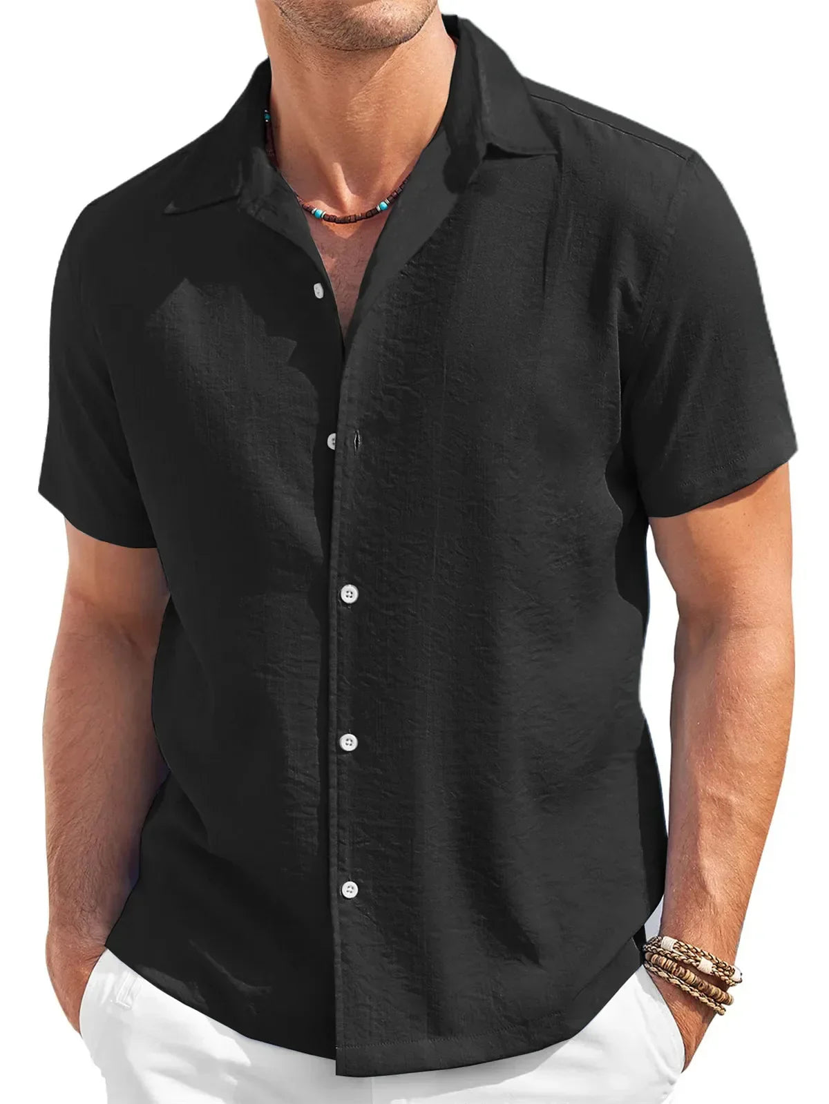 Men's Half Sleeve Cotton Shirt