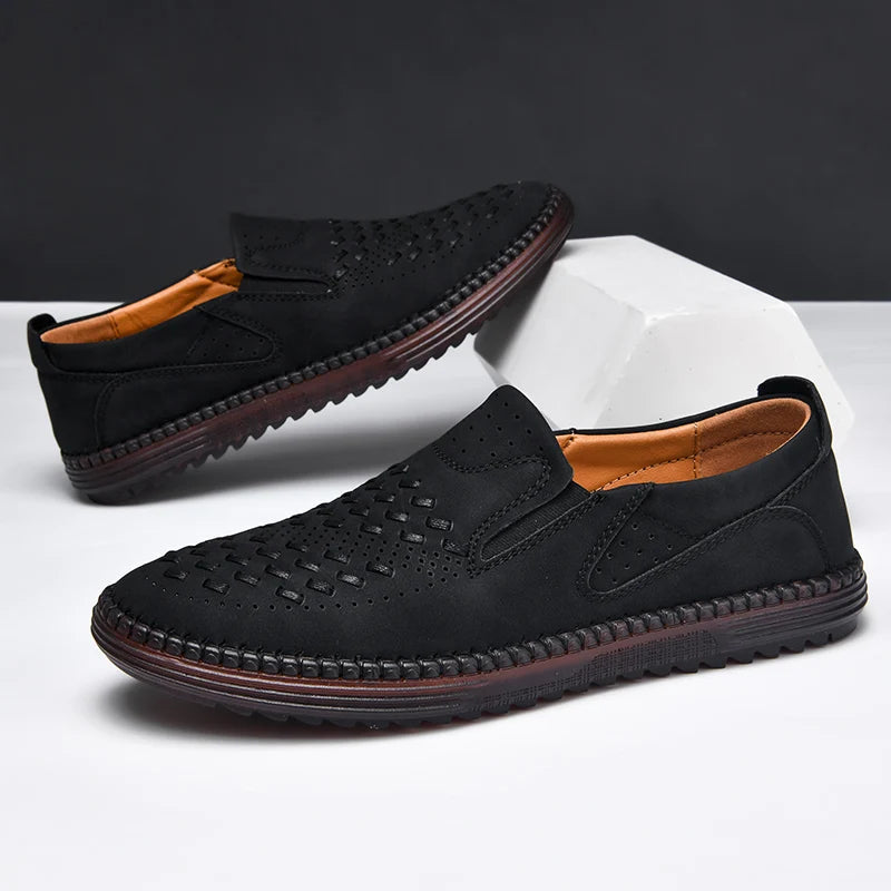 Men's Faux Leather Loafers
