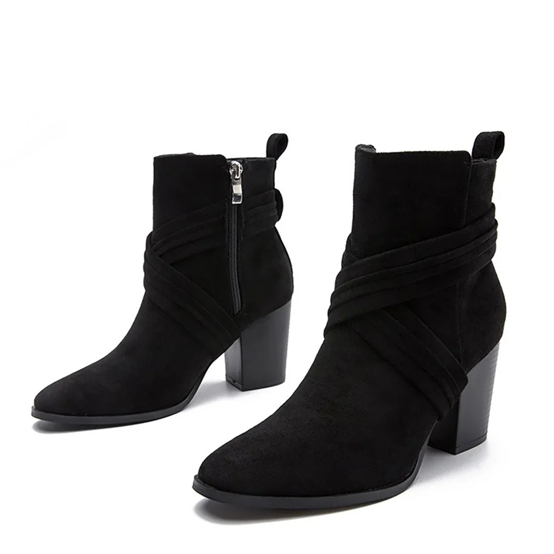 Low Heel Ankle Booties