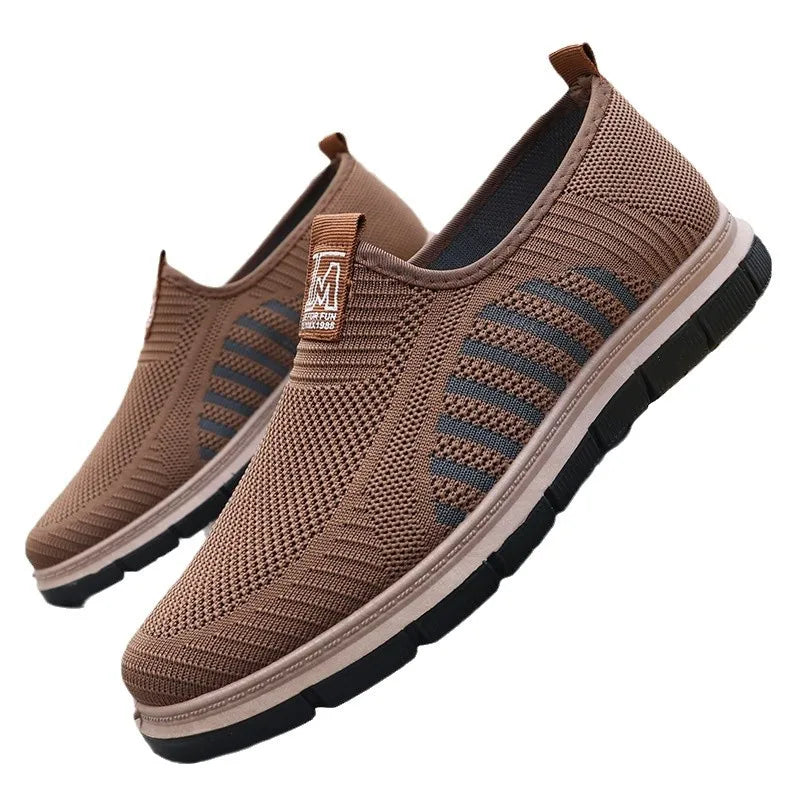 Men's Mesh Slip-On Sneakers Lightweight Breathable