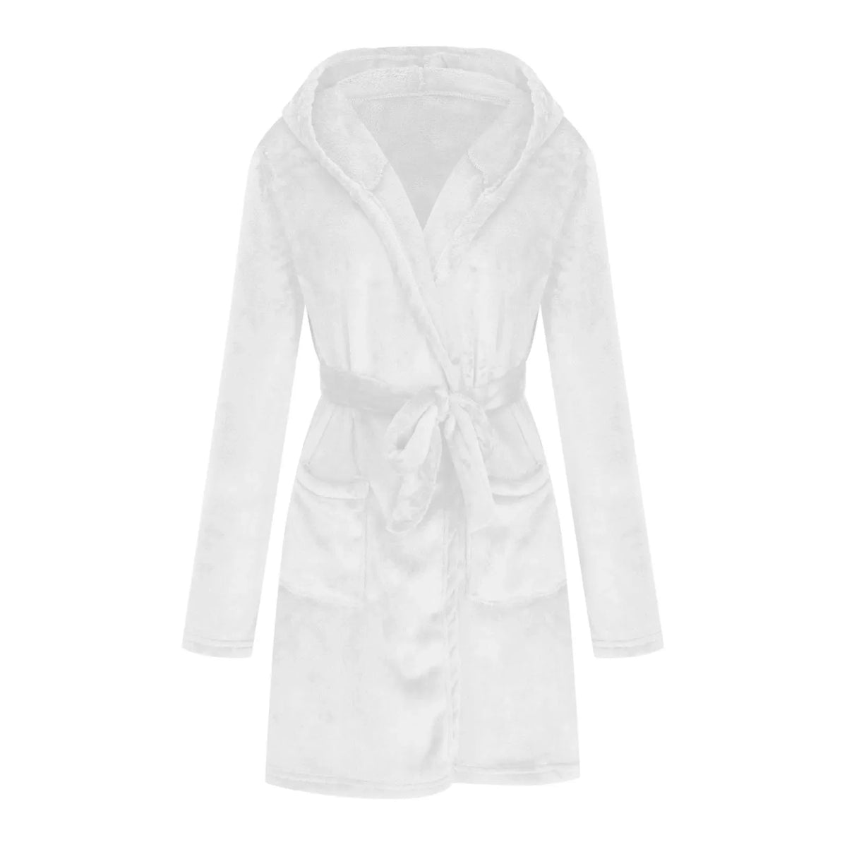 Women's Plush Hooded Robe