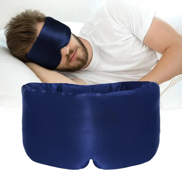Sleep Mask Silk Soft Blackout Blindfold