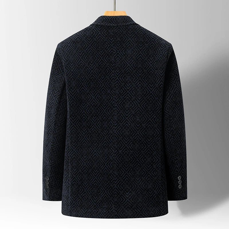 Men's Wool Blazer Midnight Blue