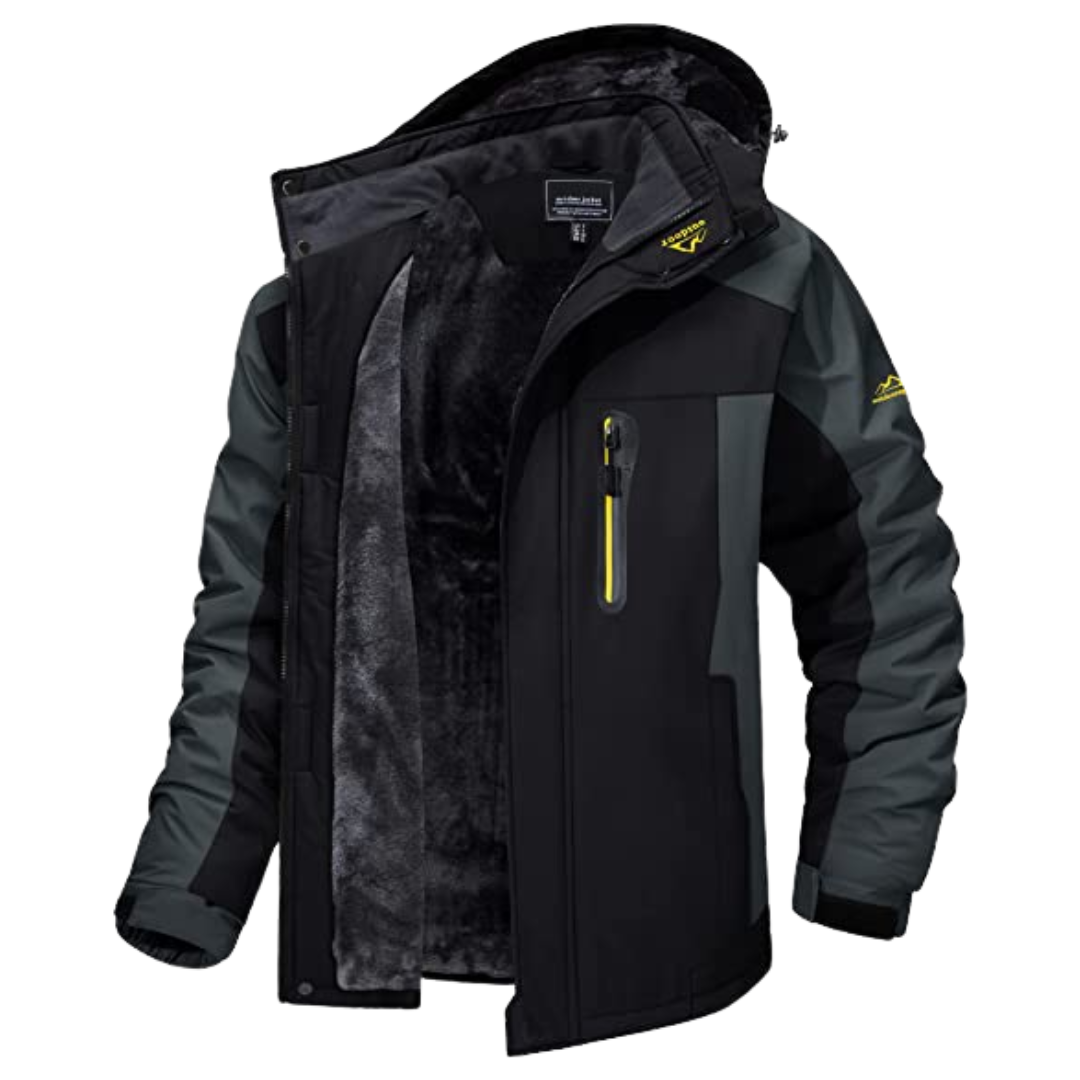 Men's Hooded Jacket Multiple Pockets