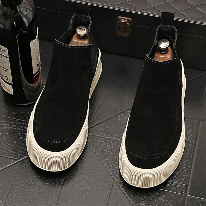 Matteo Men's Suede Chelsea Boots