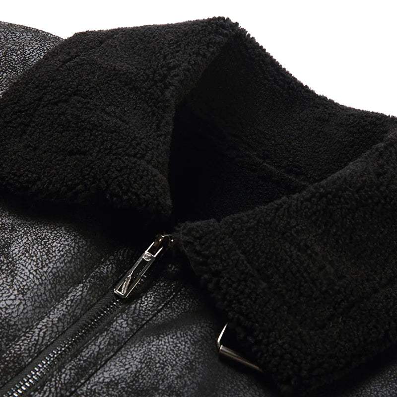 Faux Leather Biker Jacket