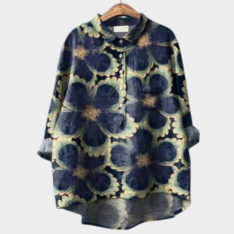 Casual Floral Short Sleeve Shirt