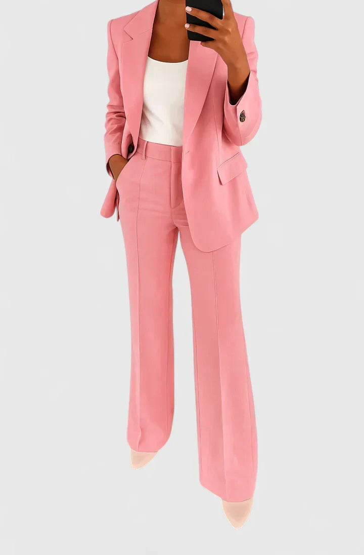 Classic Women's Fit Blazer Pants Suit