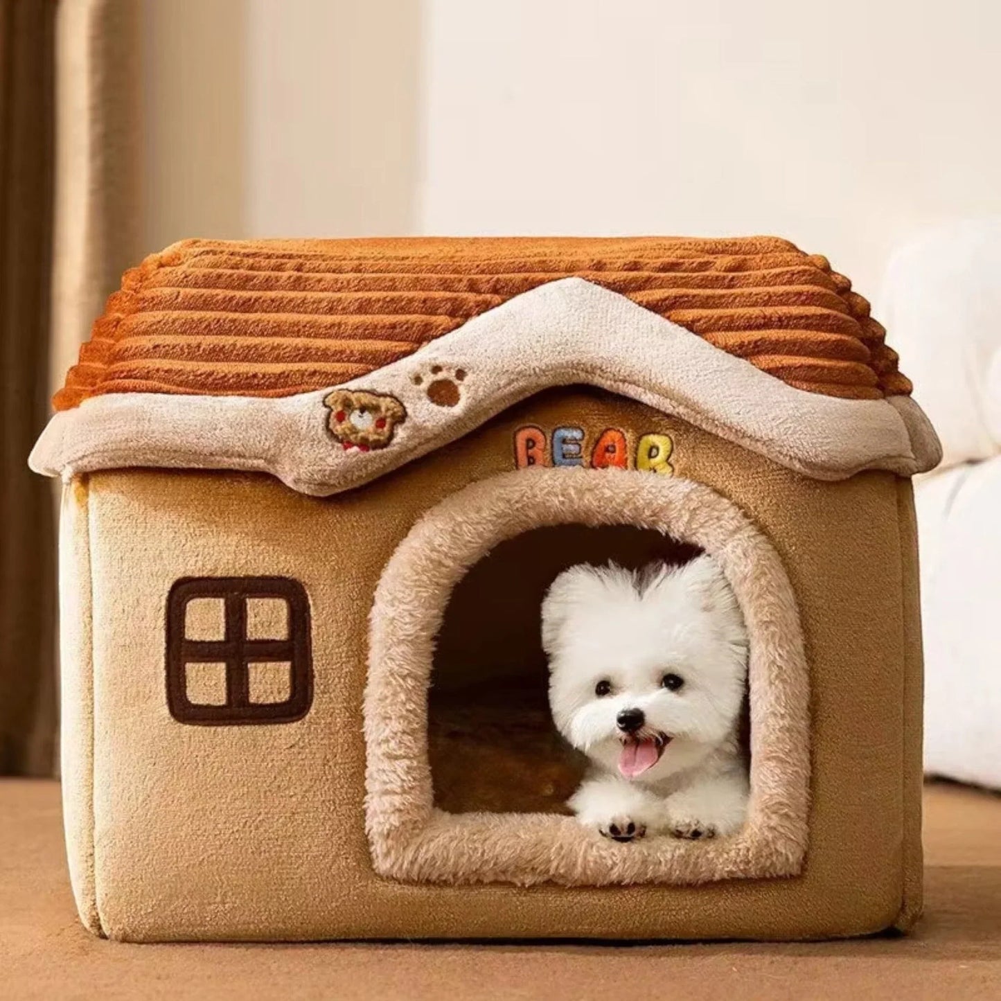 Pet Plush Bed For Dogs And Cats