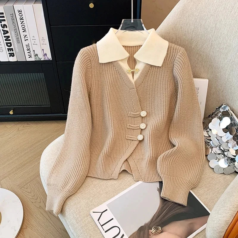 Women's Knit Cardigan Button Front