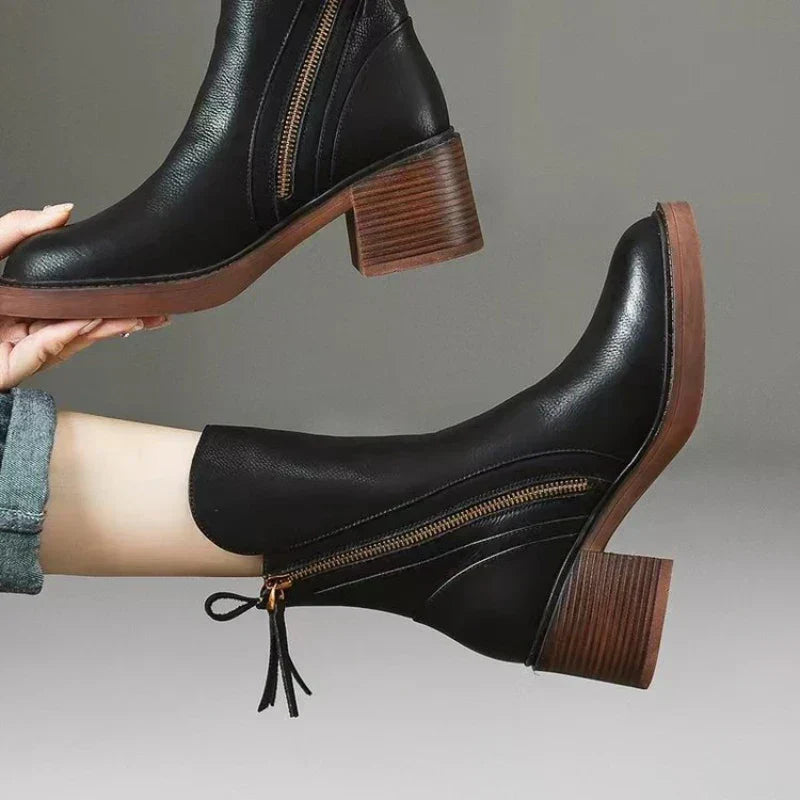 Women's Heeled Boots Structured Style