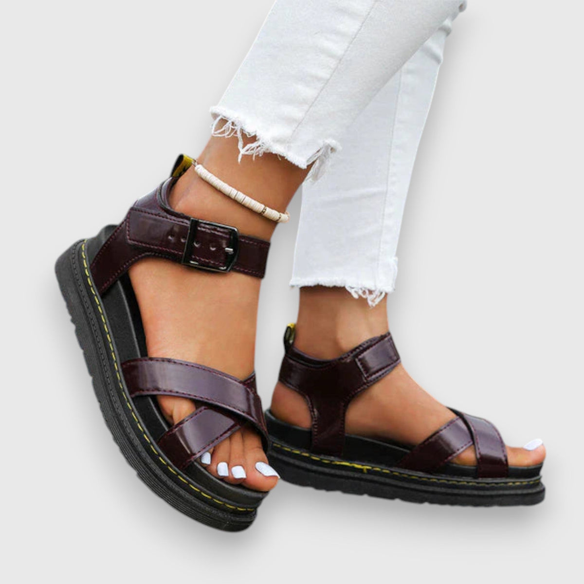 Turquoise Adjustable Women's Beach Sandals