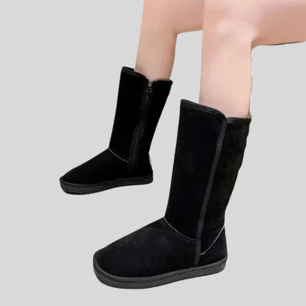 Women's Suede Boots Winter