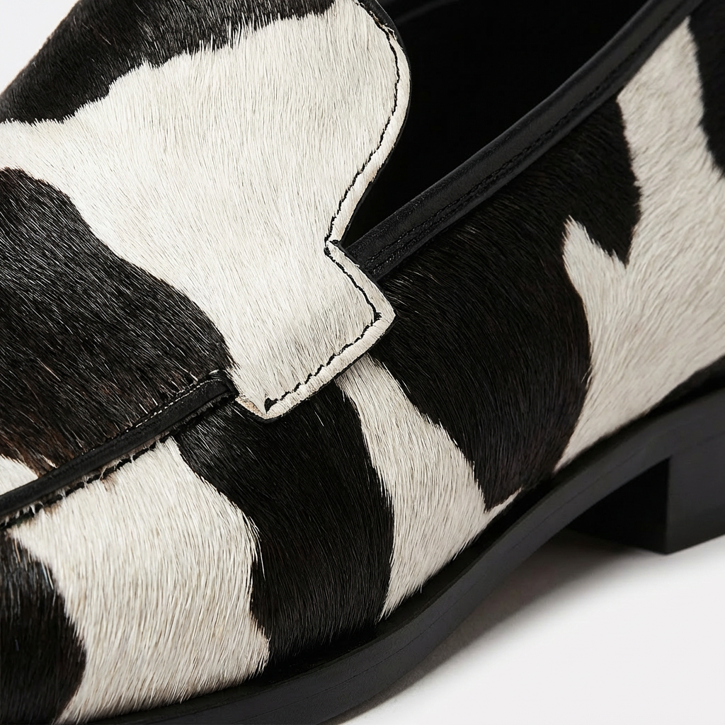 Comfy Slip On Animal Print Loafers for Women