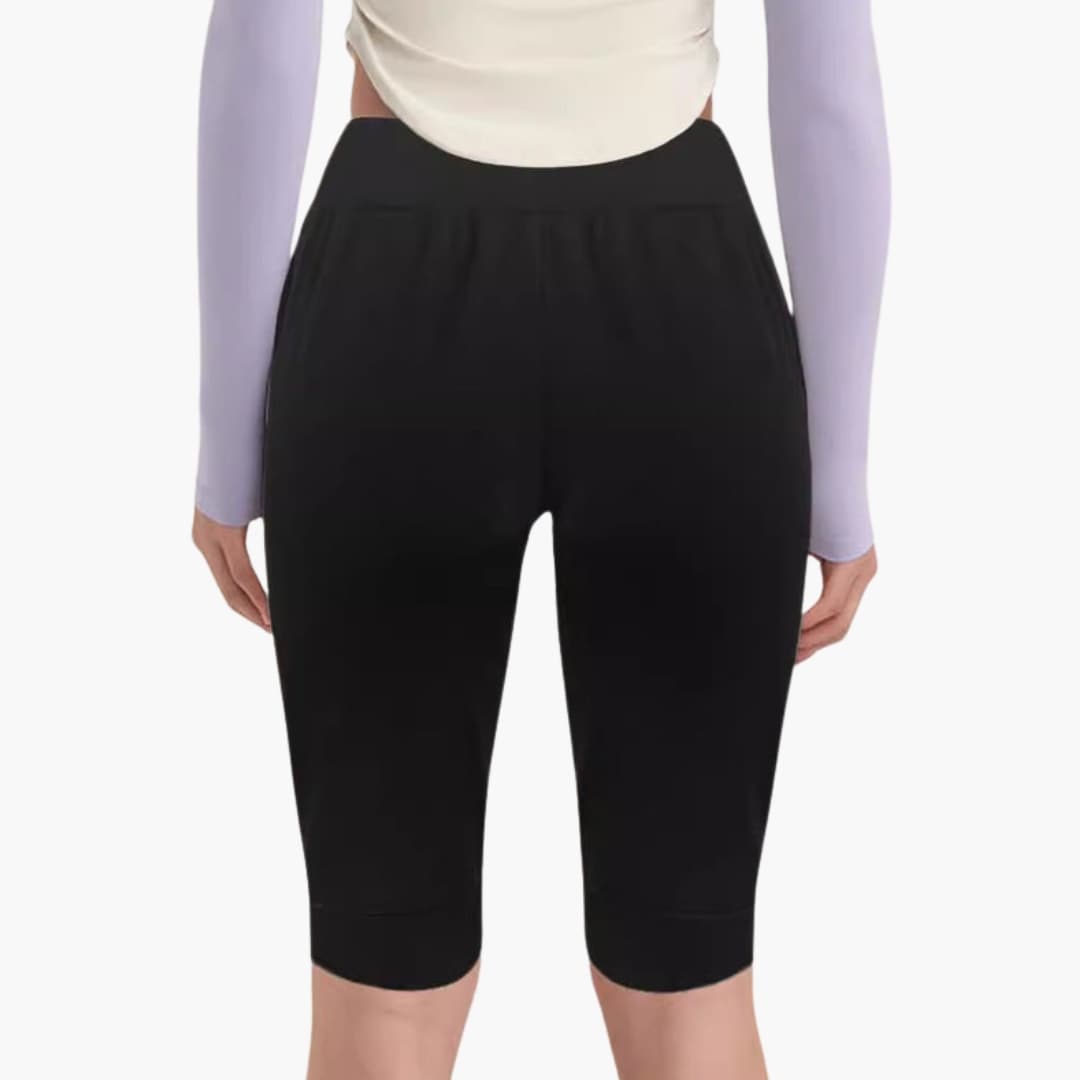 Women's Capri Pants Elastic Waist Side Pockets - VibreMode