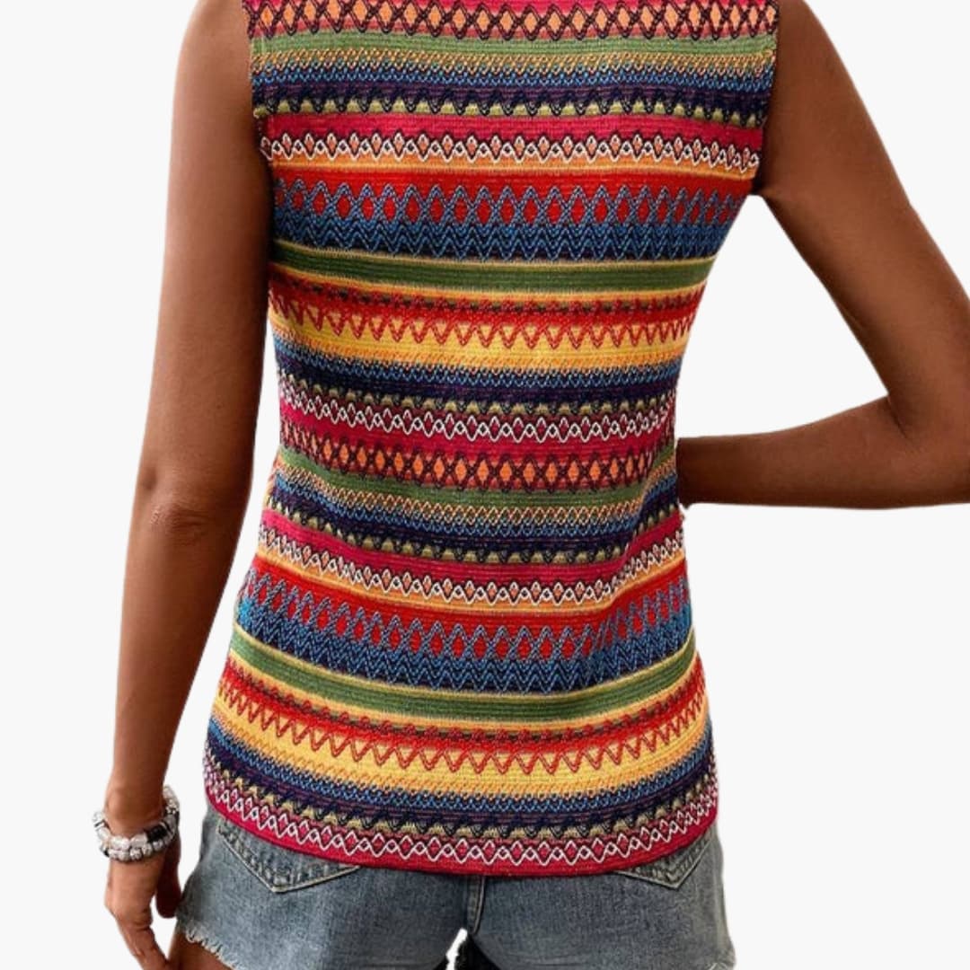 Women's Striped Tank Sleeveless