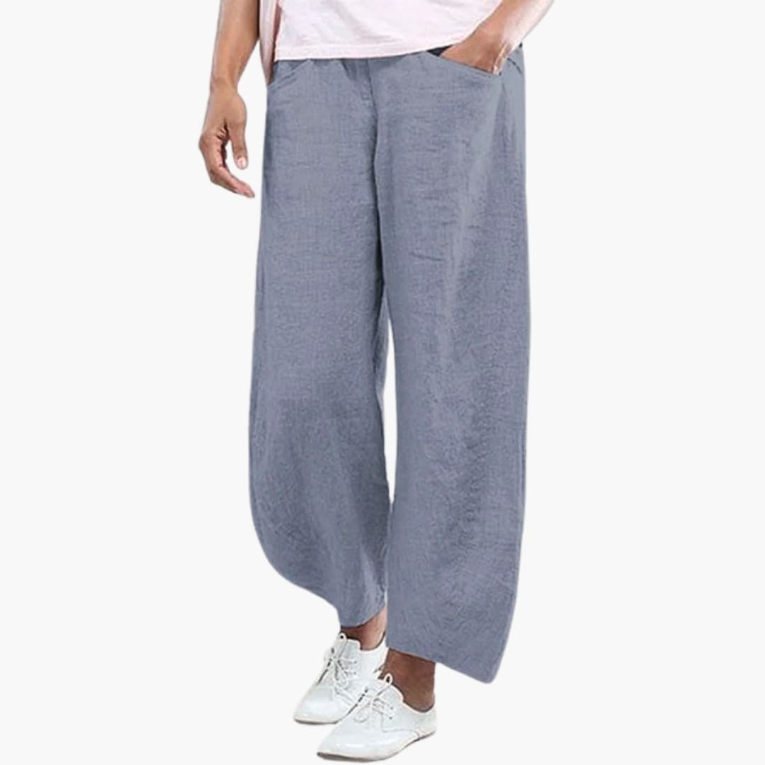 Women's Elastic Waist Pants Loose Fit