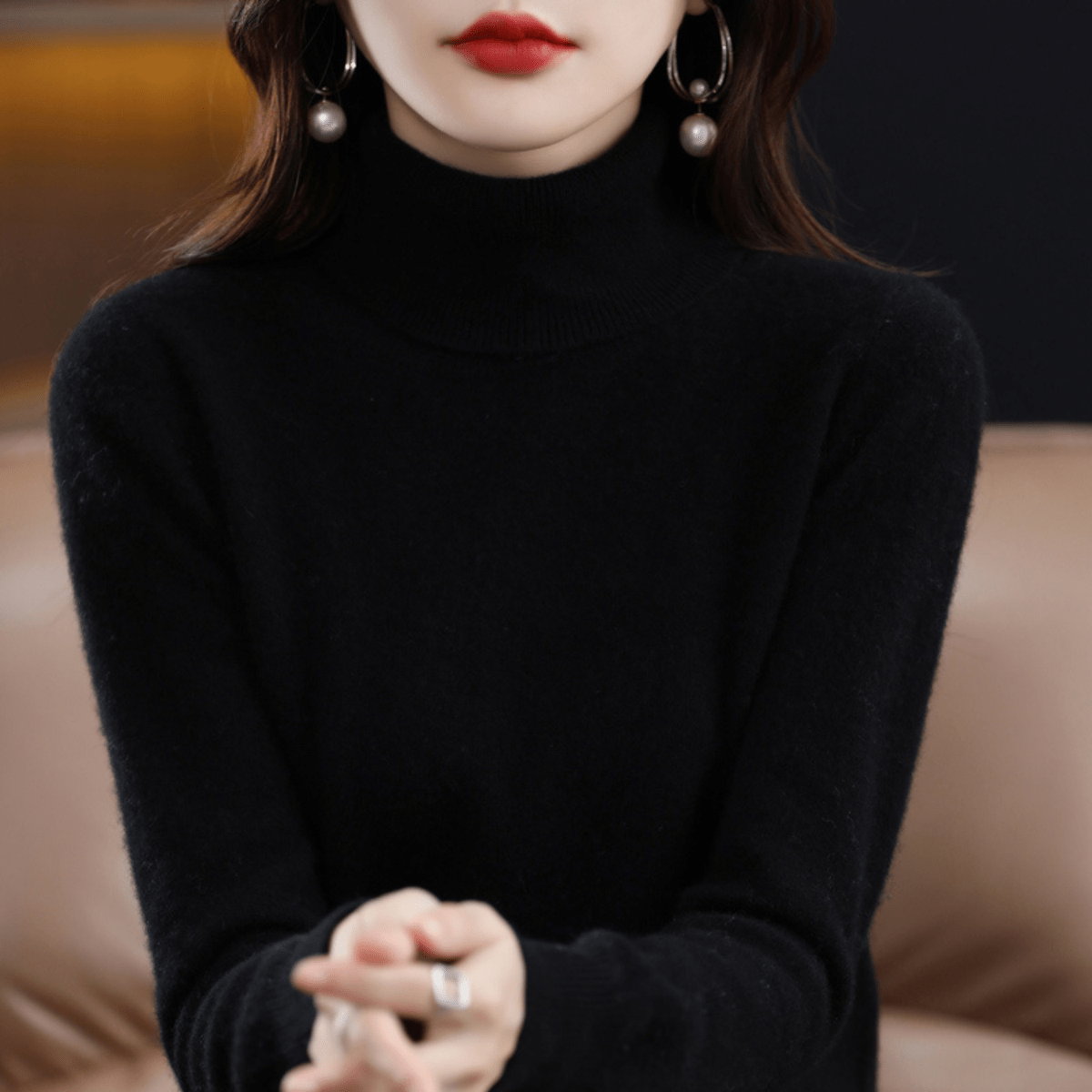 Timeless Ladies Crew Neck Spring Sweater