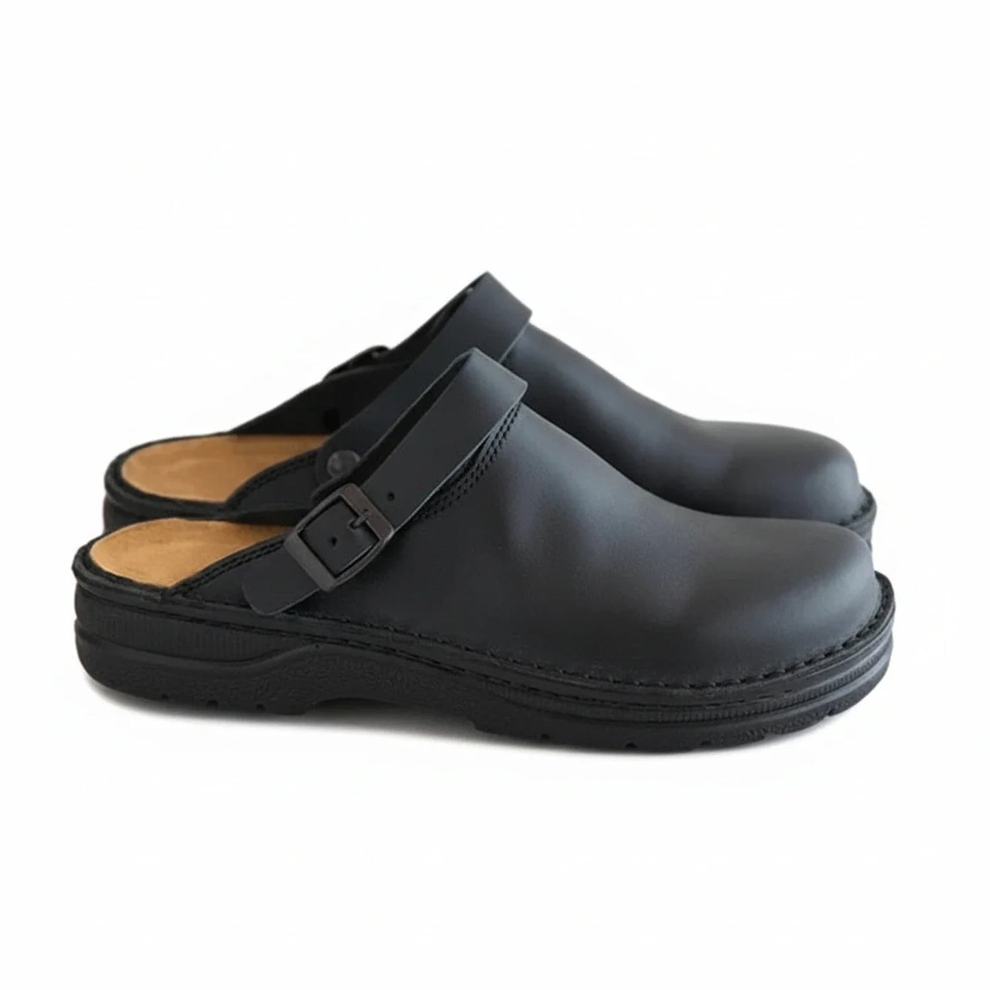 Men's Slip-On Clogs Adjustable Buckle