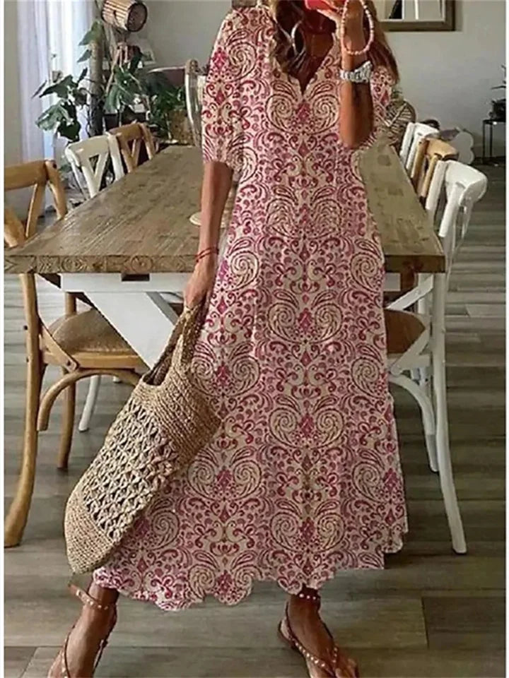 Beautiful Long Flower Dress