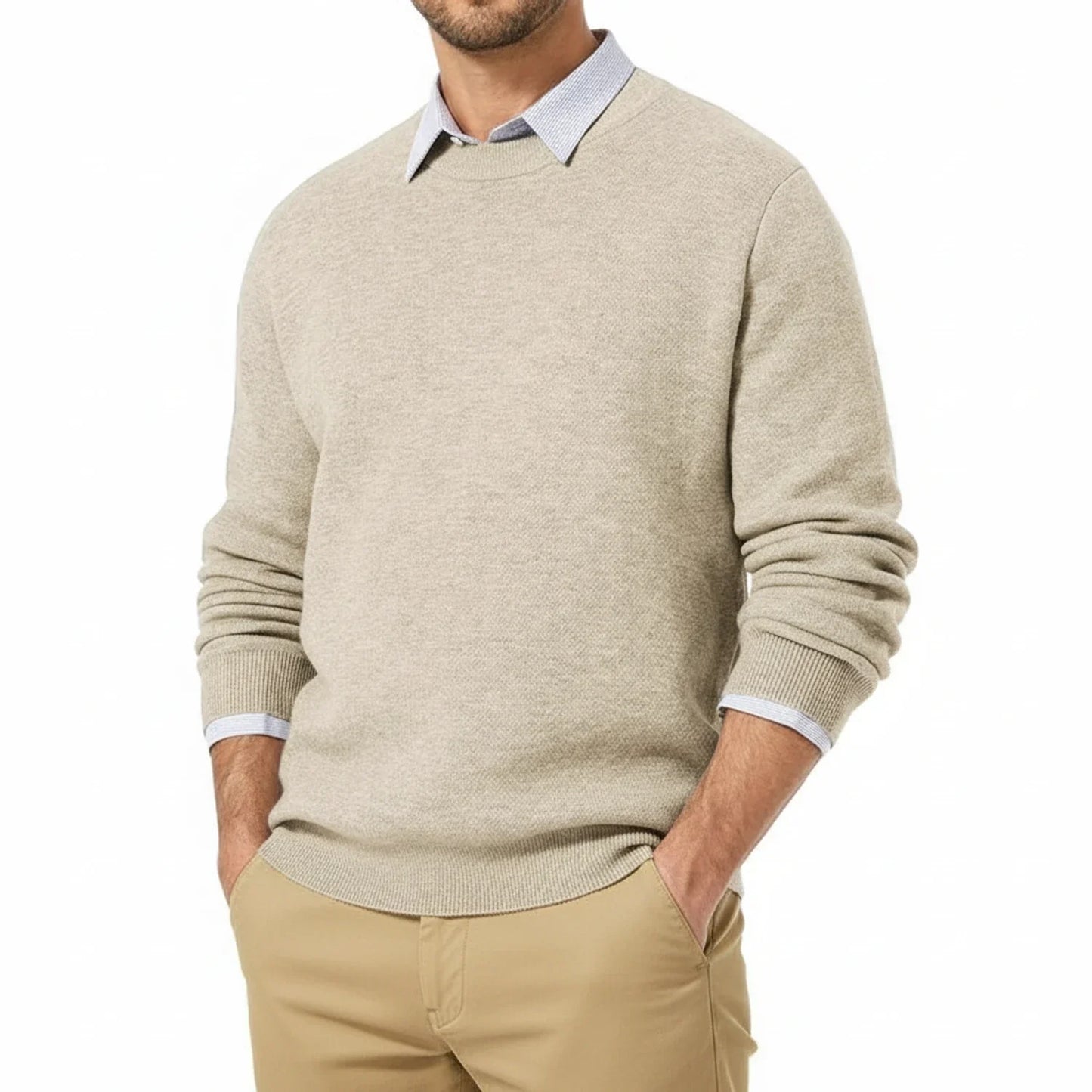Men's Classic Crew Neck Sweater