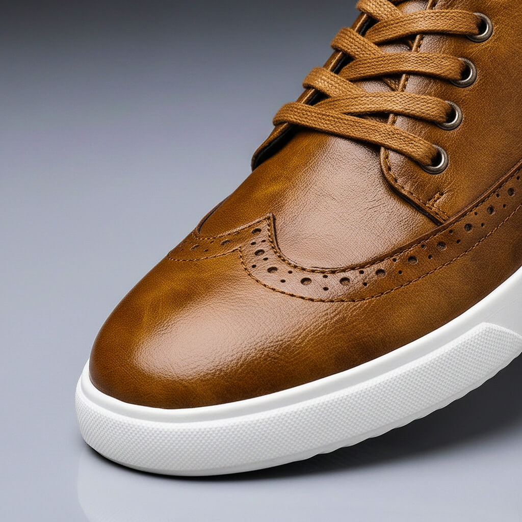 Luxury Genuine Leather Running Shoes