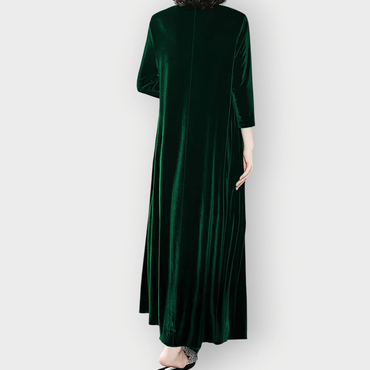 Women's Velvet Maxi Dress