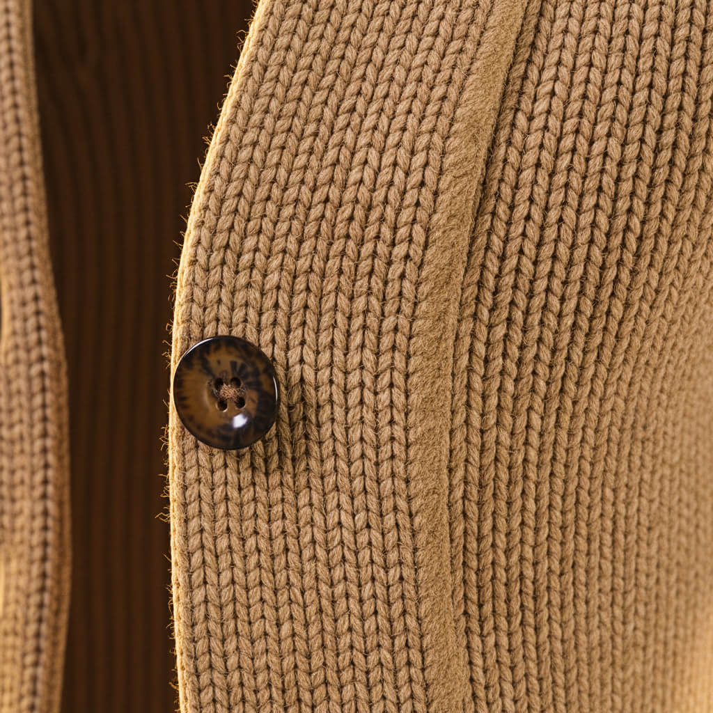 Soft Merino Wool Knit Cardigan