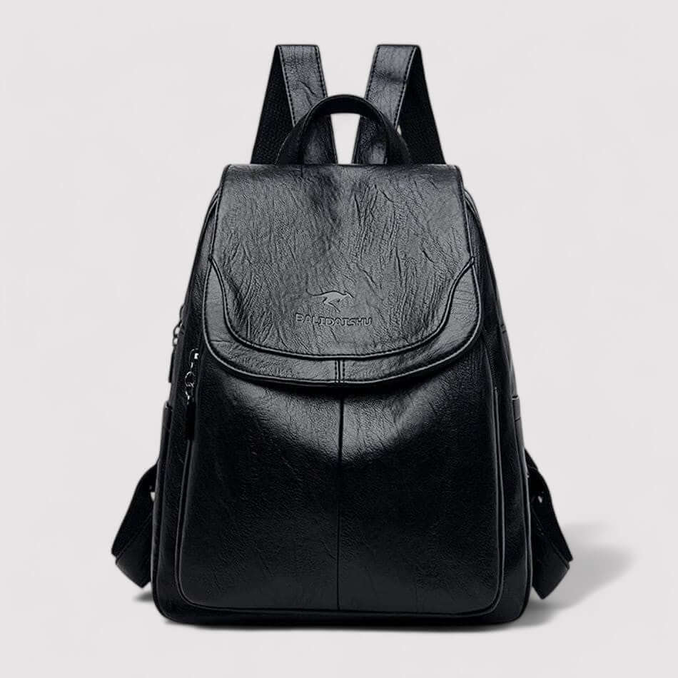 Luxe Faux Leather Backpack