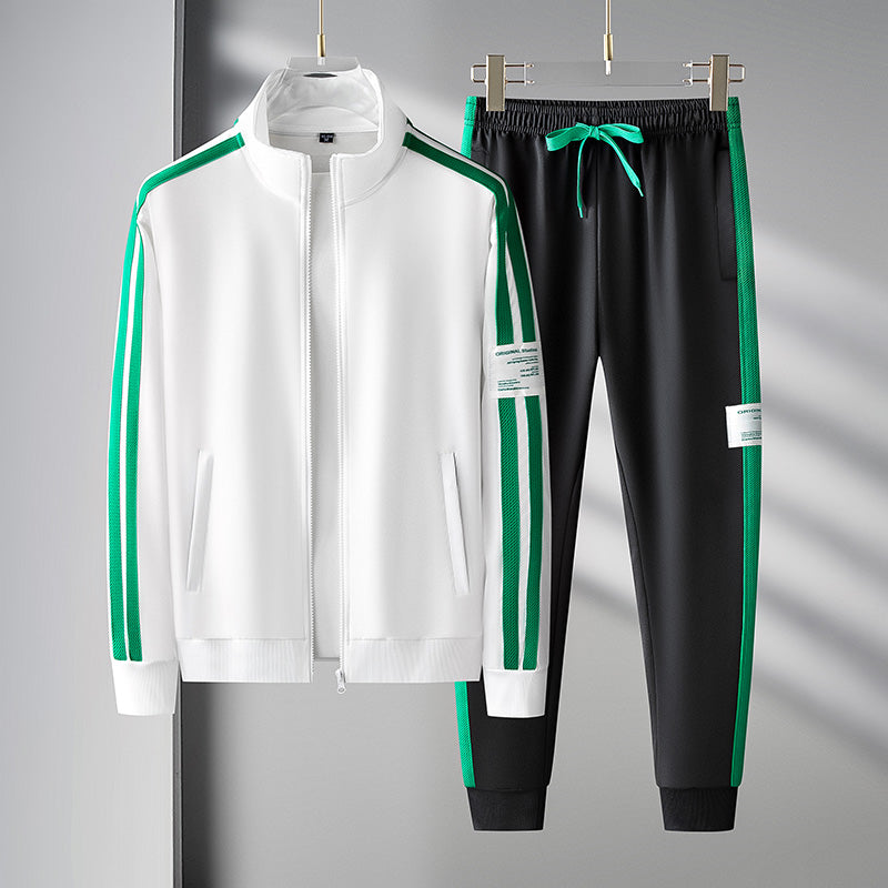 Men's Sporty 2 Piece Tracksuit Set