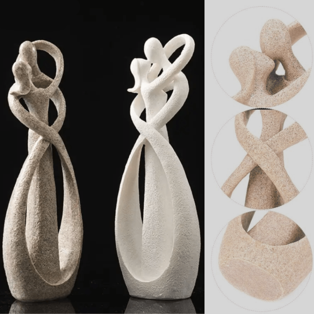 Timeless Love Abstract Art Sculpture