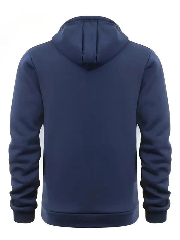 Men's Half-Zip Hoodie With Pocket