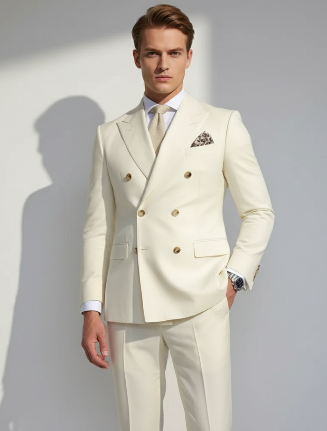 Stylish Men's Spring Two Button Suit Set - VibreMode